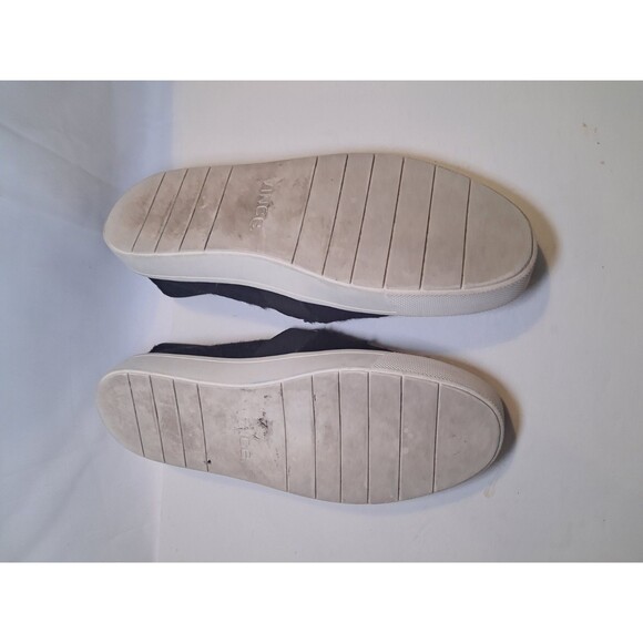 Vince Blair Pony/Calf Hair Sneakers Shoes Dk Blue Casual Slip On Size 7M Womens - Picture 8 of 8